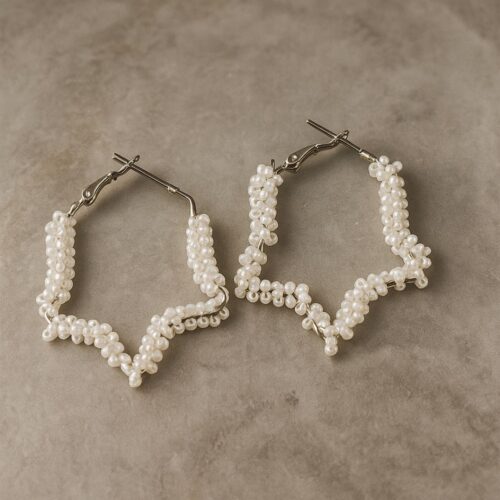 Pearl Prism Hoops