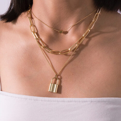 Golden Lockdown Neckchain