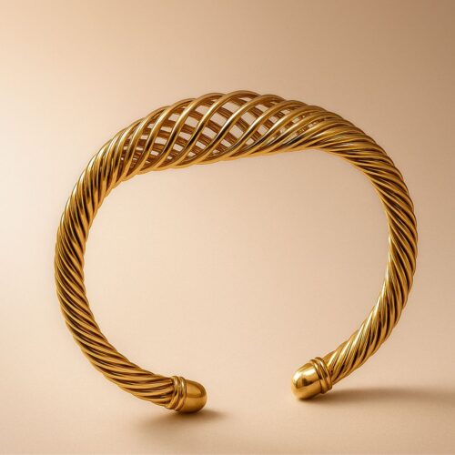 Golden Twist Bracelet