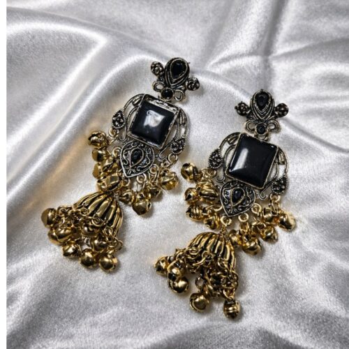 Midnight Royal Jhumka