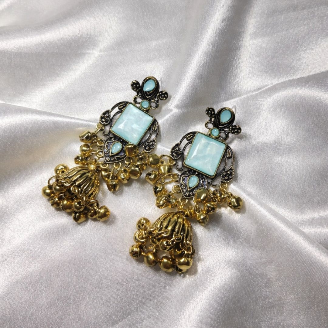 Ocean Glow Jhumka